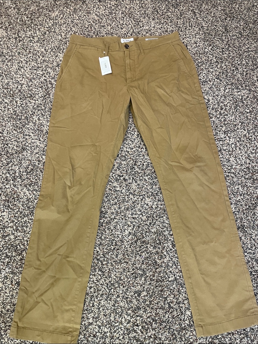 Goodfellow & Co.  Men's Hennepin Athletic Fit Chino Pants - Khaki 34x32 NWOT